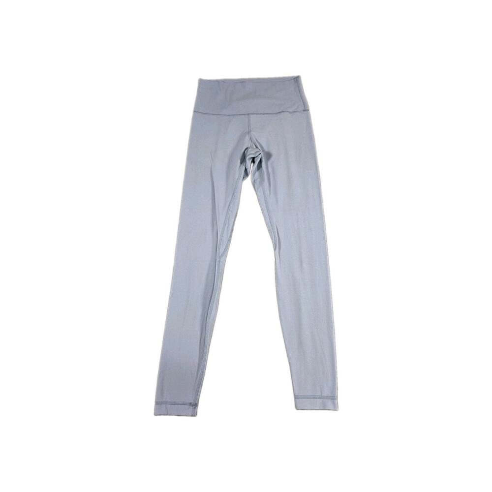 Lululemon Wunder Under High Rise Legging Size 8 Blue Women's Yoga Athletic C4